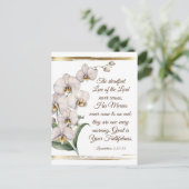 嘆き3:22-23主の堅い愛 ポストカード (スタンド正面)