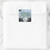 嘆き3:22-23彼の悲しみは失敗しない。 スクエアシール (バッグ)