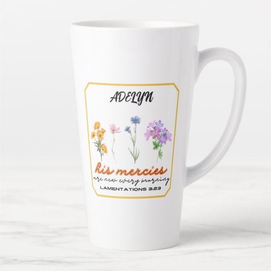 嘆き3:23彼の業態は新しいパーソナライズされたマグカップ カフェラテマグ (右)