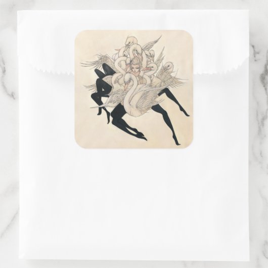 嘆き スクエアシール (バッグ)