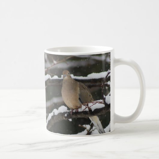 嘆くことは雪のマグで潜りました コーヒーマグカップ (右)