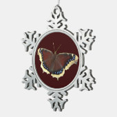 嘆くマントの~のピューターのオーナメント スノーフレークピューターオーナメント (右)