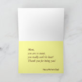 嘆くマント蝶母の日カード カード (内部)