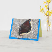 嘆くマント蝶母の日カード カード (黄色い花)