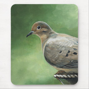嘆く鳩の芸術のマウスパッド マウスパッド