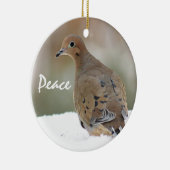 嘆く鳩 セラミックオーナメント (右)
