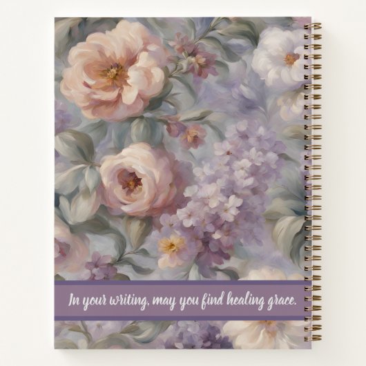 嘆エレガントき悲しむ母への庭園記念贈り物 ノートブック (裏面)