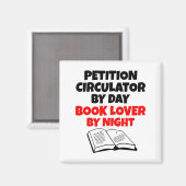 嘆願書サーキュレータ本愛好家 マグネット (正面/裏面)