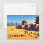 嘉峪関 中国 ポストカード (正面/裏面)