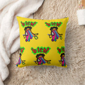 嘔吐する虹の枕漫画 クッション (ブランケット)