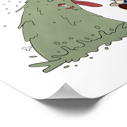 嘔吐犬 ポスター (角)