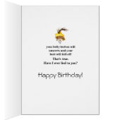 嘘おもしろい誕生日レディーカード (内側 (右))
