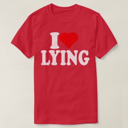 嘘が大好き Tシャツ (デザイン正面)