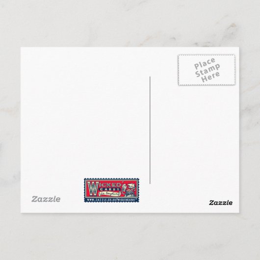 嘘だ！ ポストカード (裏面)