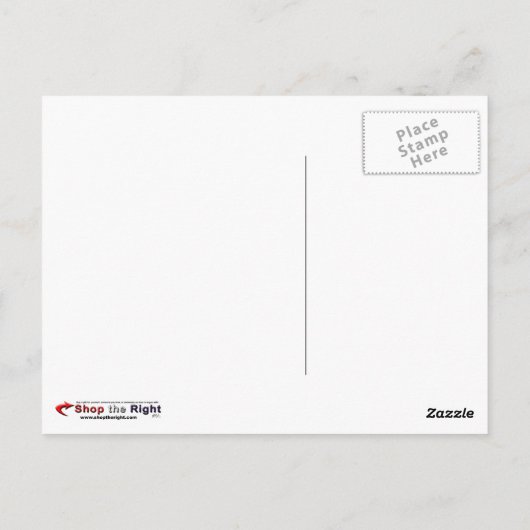 嘘つきオバマ ポストカード (裏面)