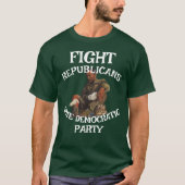 嘘つきトランプ アメリカ国旗 愛国主義 大統領 投票 選挙 Tシャツ (正面)