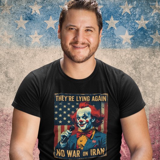 嘘つきネオコンTシャツ イランへの戦争反対 Tシャツ