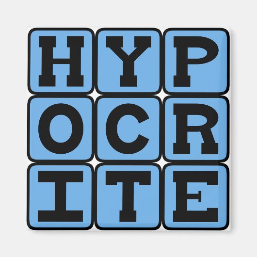 嘘つき偽善者 マグネット (正面)