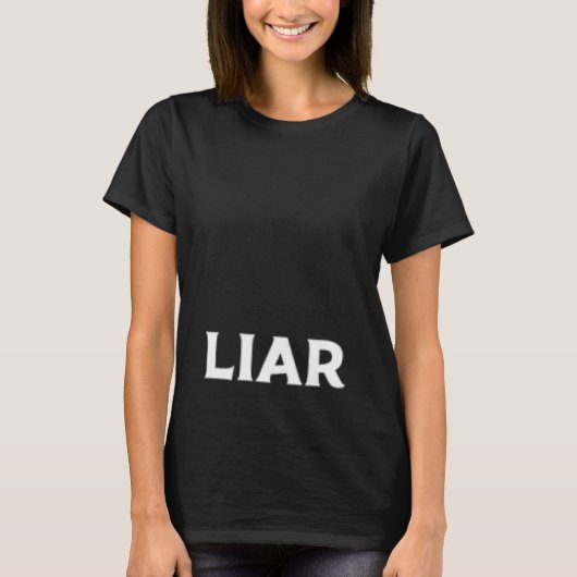 嘘つき女男性へ性1 Tシャツ (正面)