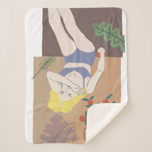 嘘つき女 シェルパブランケット (正面)