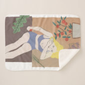 嘘つき女 シェルパブランケット (正面(横))