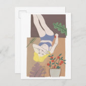 嘘つき女 ポストカード (正面/裏面)