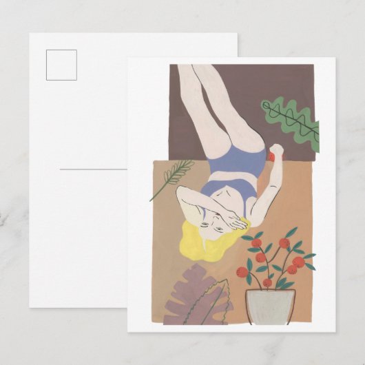 嘘つき女 ポストカード (正面/裏面)