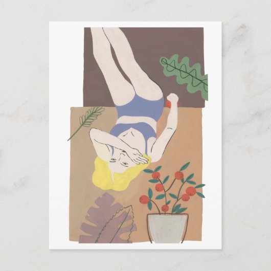 嘘つき女 ポストカード (正面)