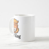 嘘つき王をからかうトランプ大統領 コーヒーマグカップ (正面左)