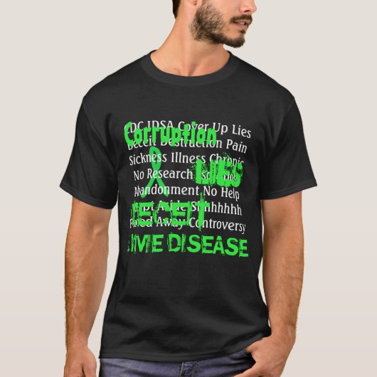 嘘つけ嘘つけライムディスの認識度シャツ Tシャツ (正面)