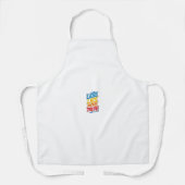 嘘の数を減らす真実 – はっきりしたステートメントTシャツ エプロン (正面)