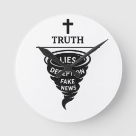 嘘の真相 ラウンド壁時計