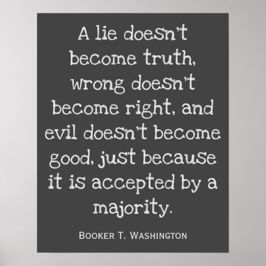 嘘は事実のポスターにはならない ポスター (正面)