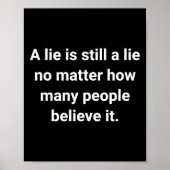 嘘は幾人も嘘だ ポスター (正面)