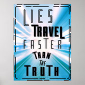 嘘は真実より速く走る ポスター (正面)