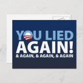嘘をついたな！ ポストカード (正面/裏面)
