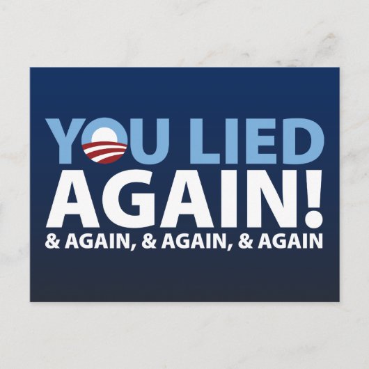 嘘をついたな！ ポストカード (正面)