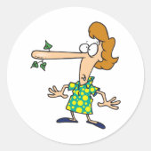 嘘をついた人 ラウンドシール (正面)