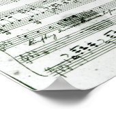 嘘をついた'Hektors Absched'のオートグラフスコア ポスター (角)