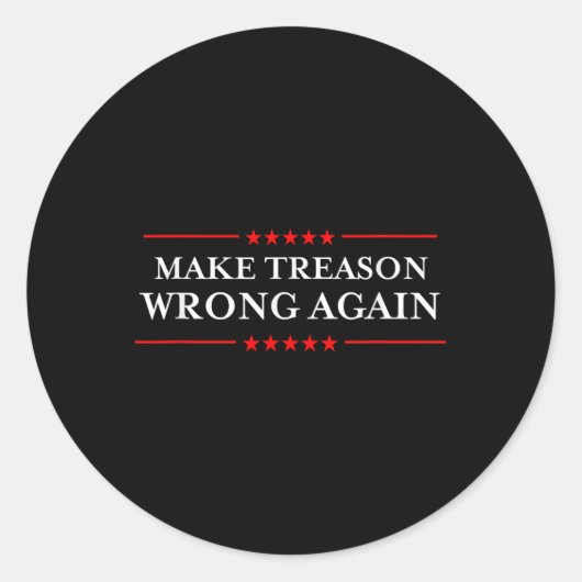 嘘をついて反逆を再び政治的な抵抗に変える ラウンドシール (正面)