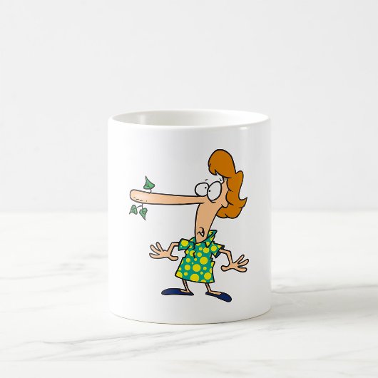 嘘をつく人 コーヒーマグカップ