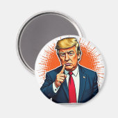 嘘を吐くトランプ マグネット (正面/裏面)