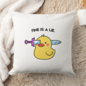 嘘素晴らしだ – ダークおもしろいユーモア装飾用クッション クッション (ブランケット)