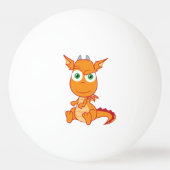 嘲笑する有害なドラゴン 卓球ボール (裏面)