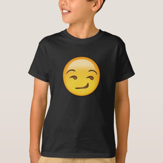 嘲笑の顔Emoji Tシャツ (正面)