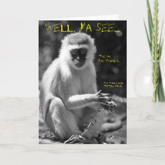 嘲笑内気なサンキューカード サンキューカード