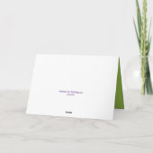 噂で聞きました、おめでとう、緑 カード (裏面)