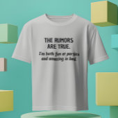 噂は事実だ」おもしろいとはっきりしたパーティー トライブレンドＴシャツ