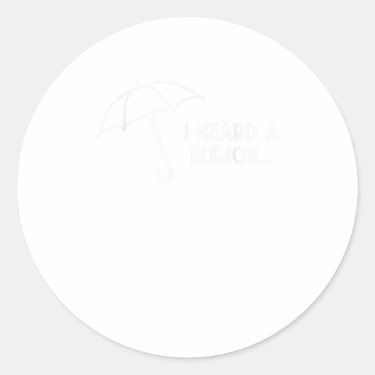 噂アカデミーをおもしろい聞いた ラウンドシール (正面)