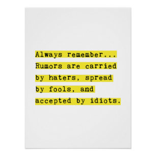 噂運は人のやる気を起こさせる ポスター